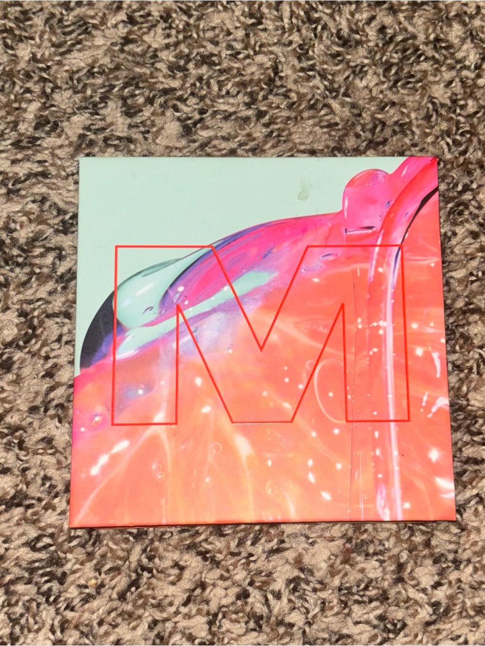 Morphe Vibrant Coral Pink & Teal Eyeshadow Palette